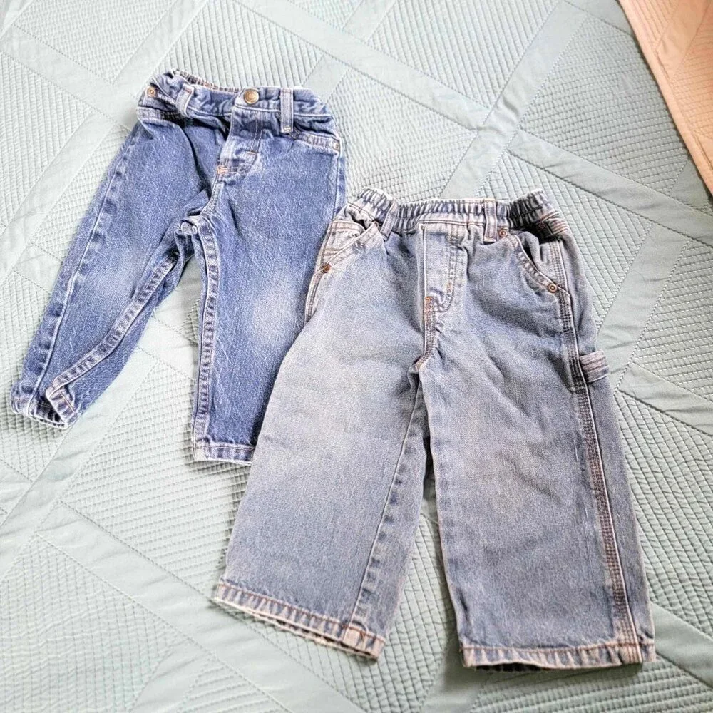 🔥5 FOR $25🔥Baby Jean Bundle! 2 for 1! Wrangler and Children's Place